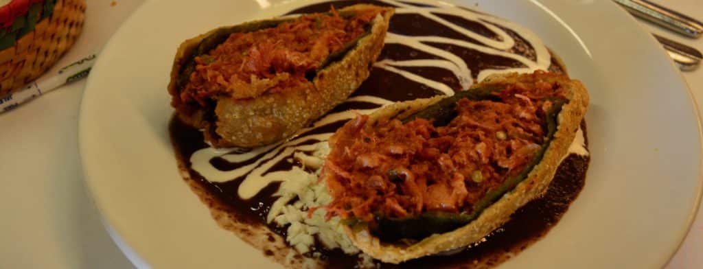 Chile relleno at El Mayor