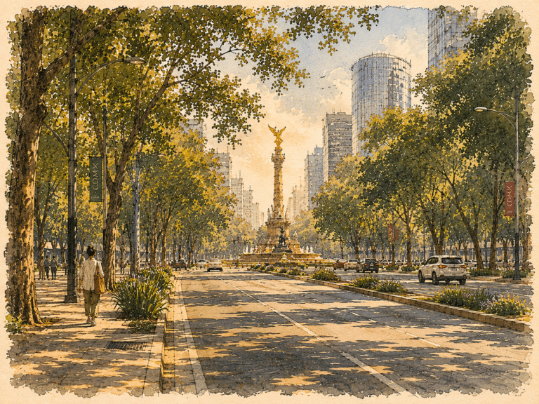 Reforma street level view